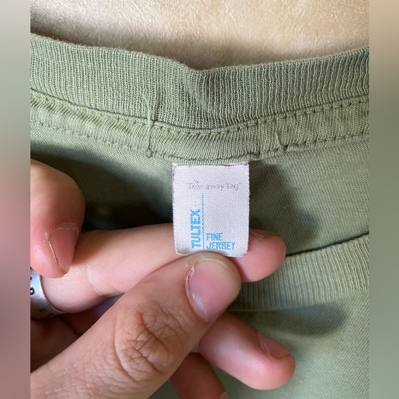 Vintage Tultex Sun Drop “Get Dropped” Green T-Shirt Unisex Y2K 90s Cotton Large - Picture 4 of 7